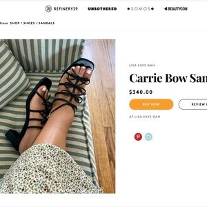 Lisa Says Gah Black Heels